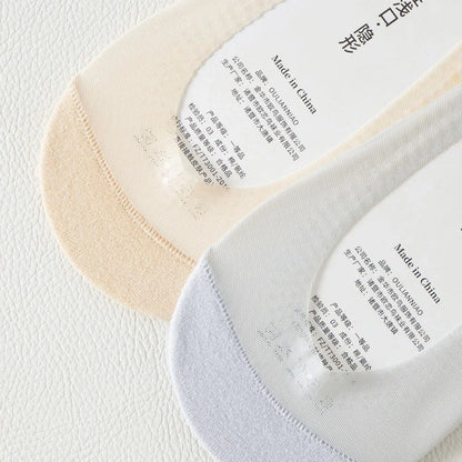 Casual Wear Anti-Slip Socks Seamless Toe All-Day Comfort Double-Layer Cuff