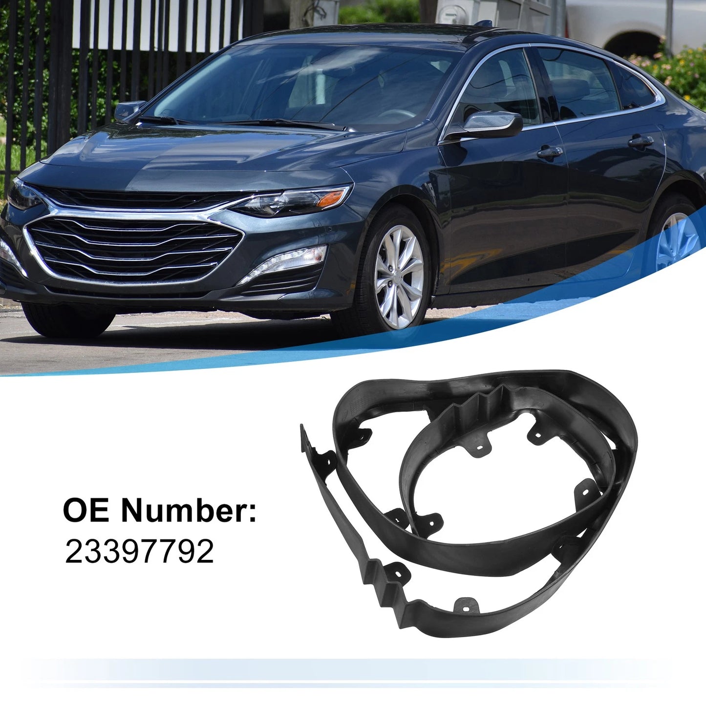 Front Bumper Lower Air Deflector for Chevrolet Malibu (2016 - 2023)