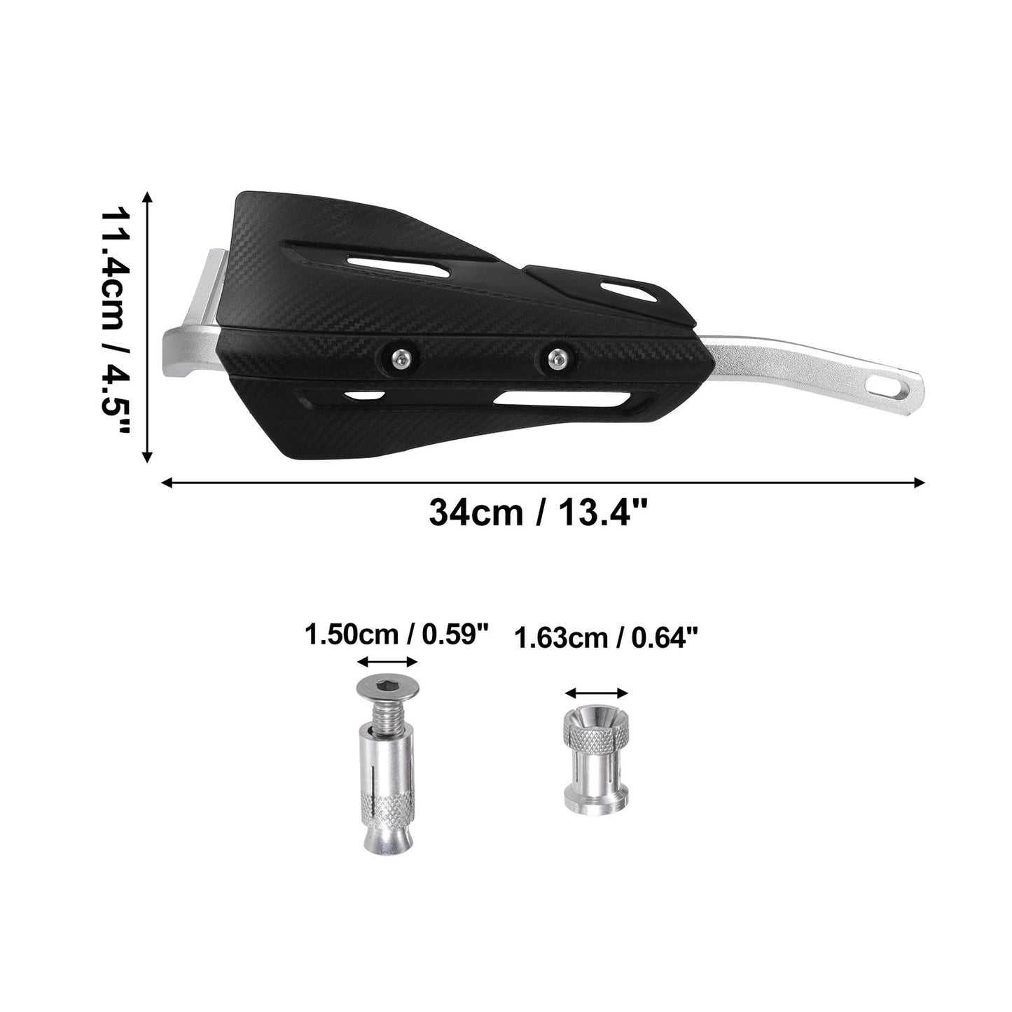 Handlebars Plastic Handguards 1 Set for Motorcycle