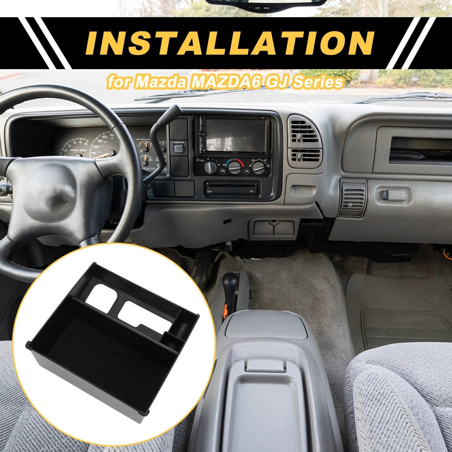 Center Console Armrest Organizer Tray for Mazda MAZDA6 (2013-2021)