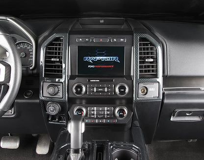 Carbon Fiber Air Vent Outlet Cover Trim for Ford F150 (2015-2019)