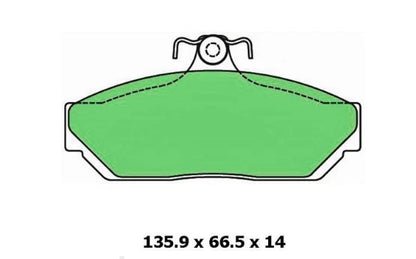 Brake Pad Set for Holden WB Statsman UTE (1980–1984)