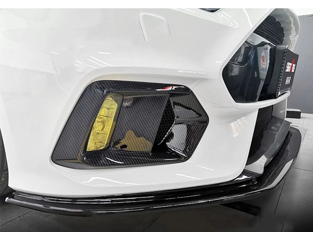 2 x Front Fog Light Lamp Covers for Ford Focus RS (2015-2018)