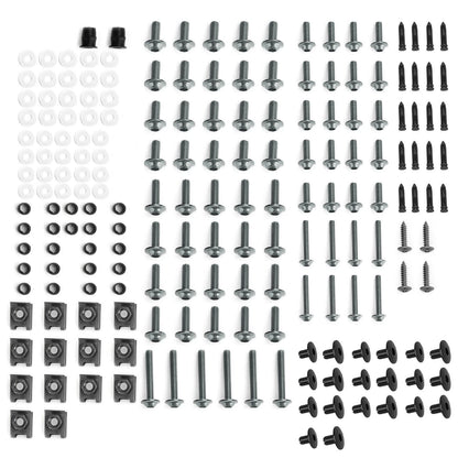 198 x Titanium Fairing Bolts & Clamps