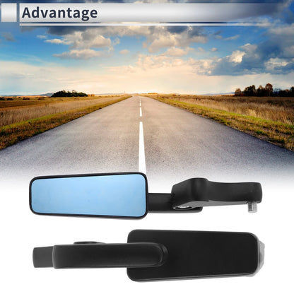 Rear View Mirror Handlebar for M8/M10 Motorcycles Black Aluminum