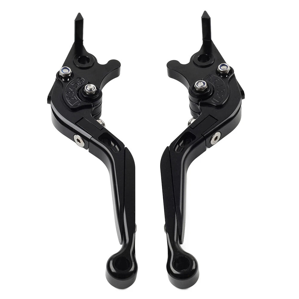 Black Extendable Brake Clutch Levers for Suzuki GSXR600 GSXR750 GSXR1000 (06-10)