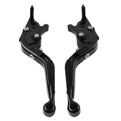 Black Extendable Brake Clutch Levers for Suzuki GSXR600 GSXR750 GSXR1000 (06-10)