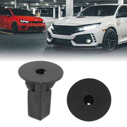 50 x Black Plastic Rivet Mud Interior Mat Clips 8.3x8mm Hole for Toyota Prado