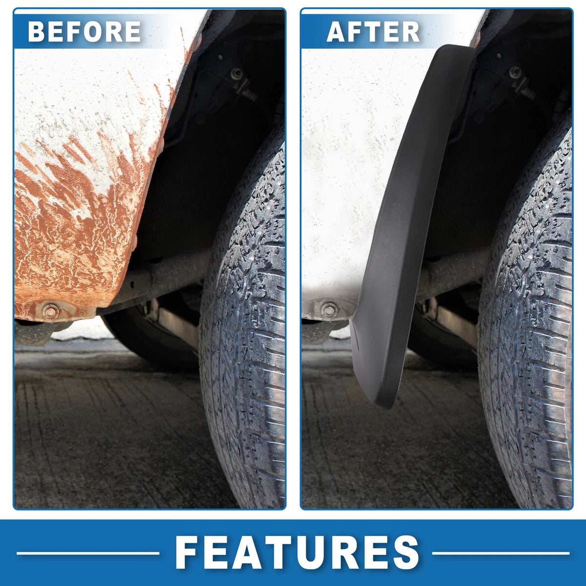 Mud Flap Splash Guards for Lexus RX500h RX350h RX350 (2023-2024)