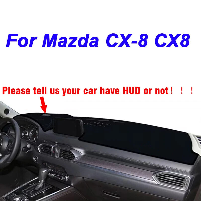 Non-slip Dashboard Cover Dashmat Pad for Mazda CX-8 (2017–2023)