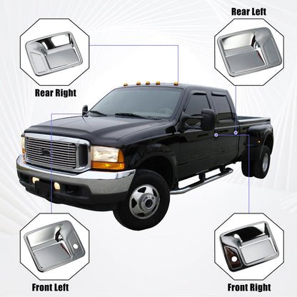 Exterior Door Handle Covers for Ford F250 F350 F450 F550 Super Duty (2008-2023)