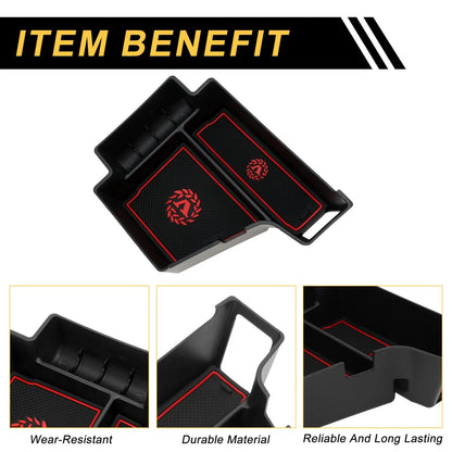 Center Console Armrest Organizer Tray for Volvo XC60 S90 V90 XC90 (2018-2023)