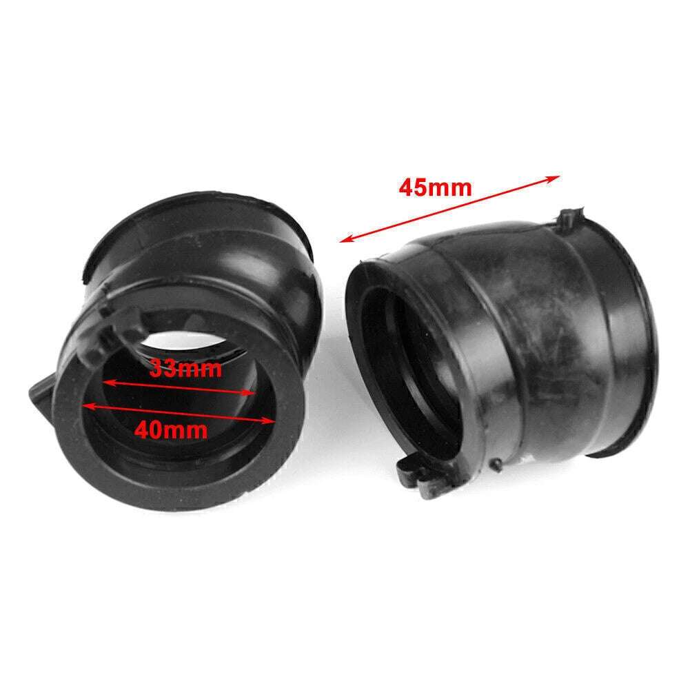 2 x Intake Manifold Carburetor Boots for Honda CB500, CB500S (1994-2002)