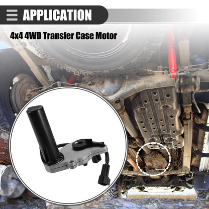 Transfer Case Motor for Chevrolet Silverado 1500 (1999 - 2002) Metal Silver Tone