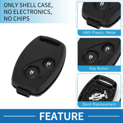 Keyless Entry Remote Key Fob Shell Case for Honda Civic (2006-2013)