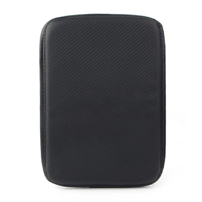 Carbon Fiber Center Console Armrest Cushion Mat Cover for Car