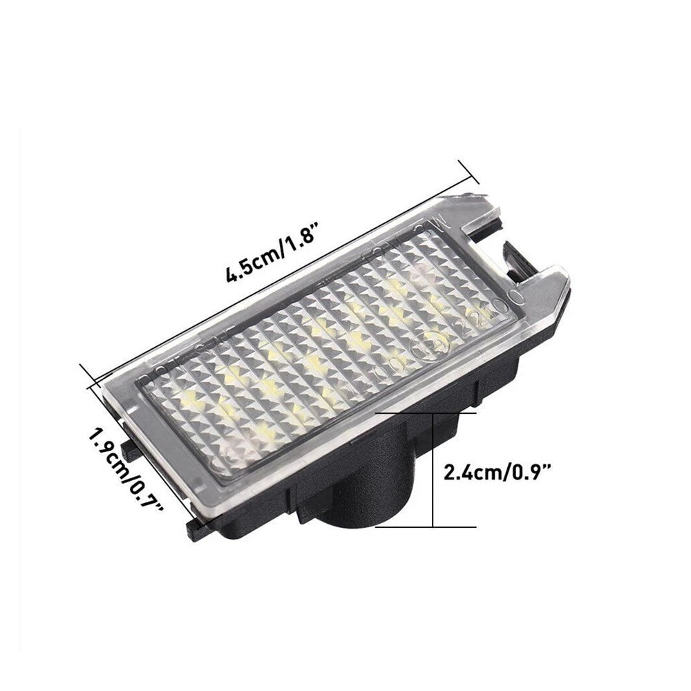 Number Plate Light for Jeep Grand Cherokee, Compass, Fiat 500 (2013-2019)