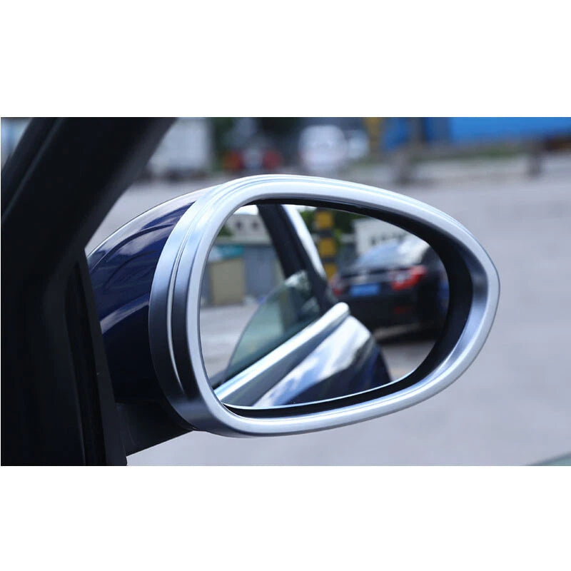 Rearview Mirror Glass Frame Decorate Trim fit For Alfa Romeo Giulia 2017-2018
