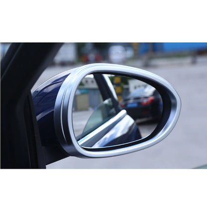 Rearview Mirror Glass Frame Decorate Trim fit For Alfa Romeo Giulia 2017-2018