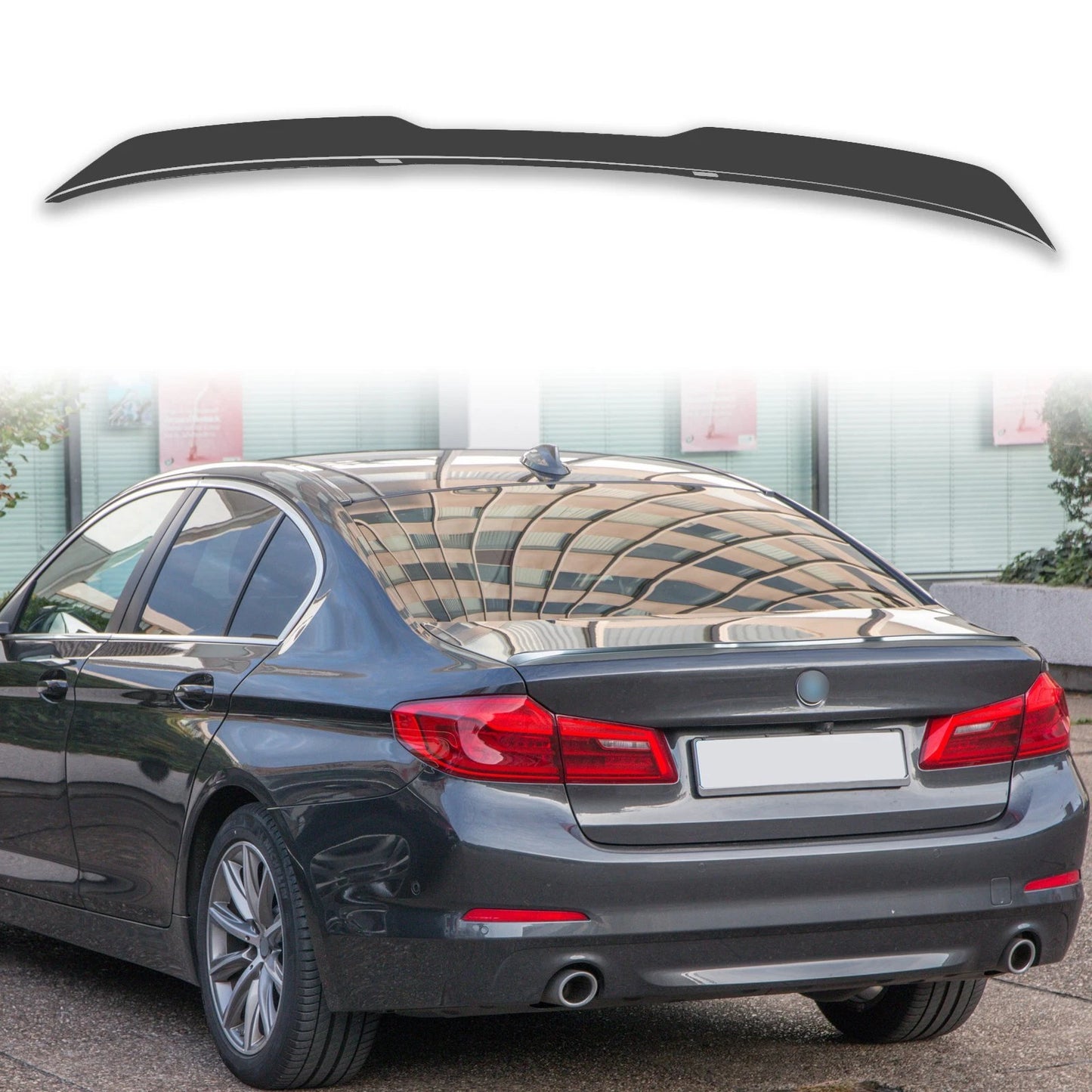 ABS Boot Spoiler for BMW G30 (2017-2023) - F90 M5 Pro Style, Sophisto Gray
