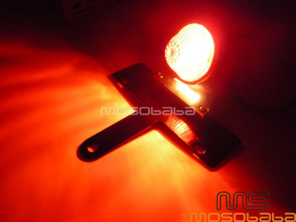 Brake Tail Light License Plate Bracket for Cafe Racer Bobber Custom