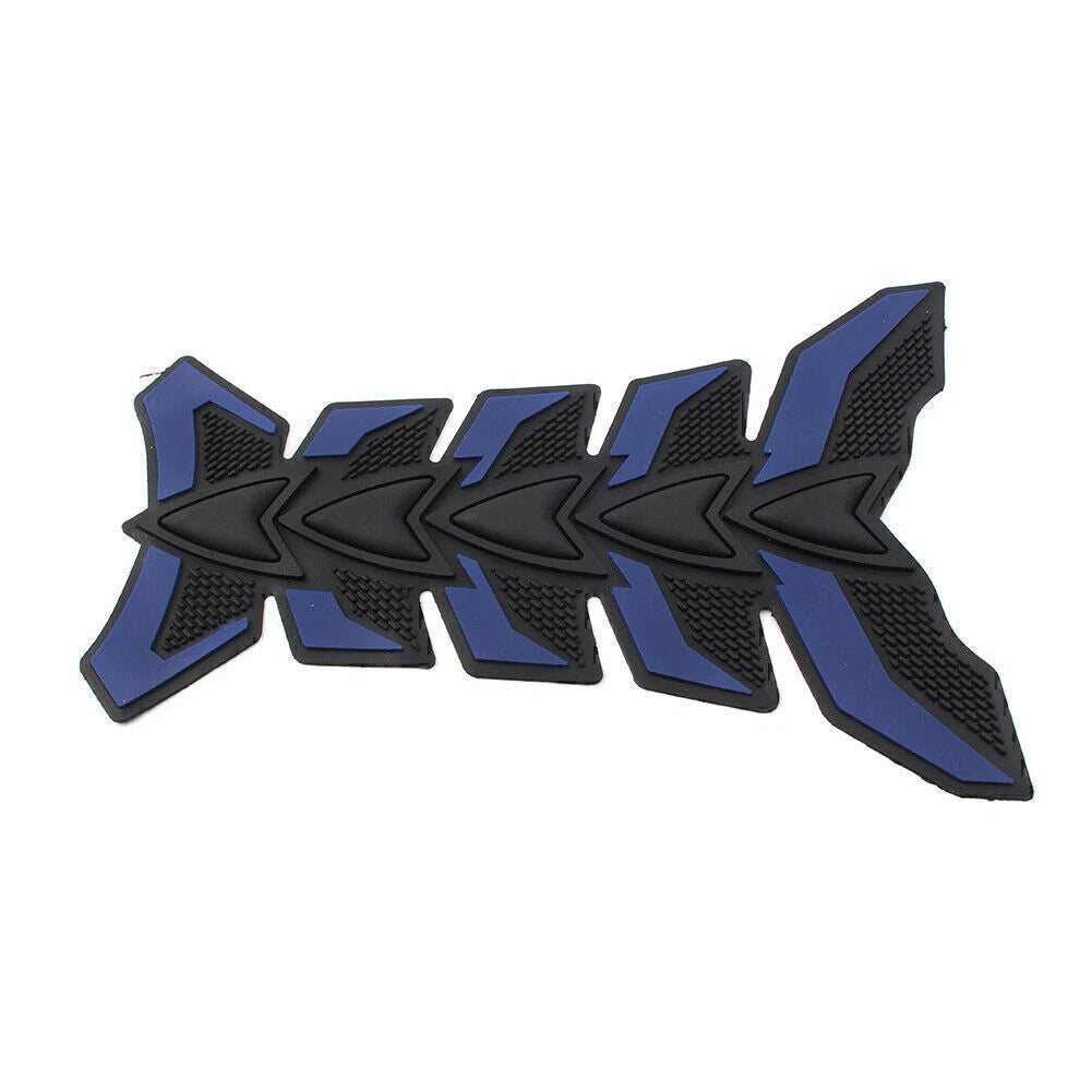 Grip Fuel Tank Pad Cap Cover for Honda Motorcycle Universal Blue