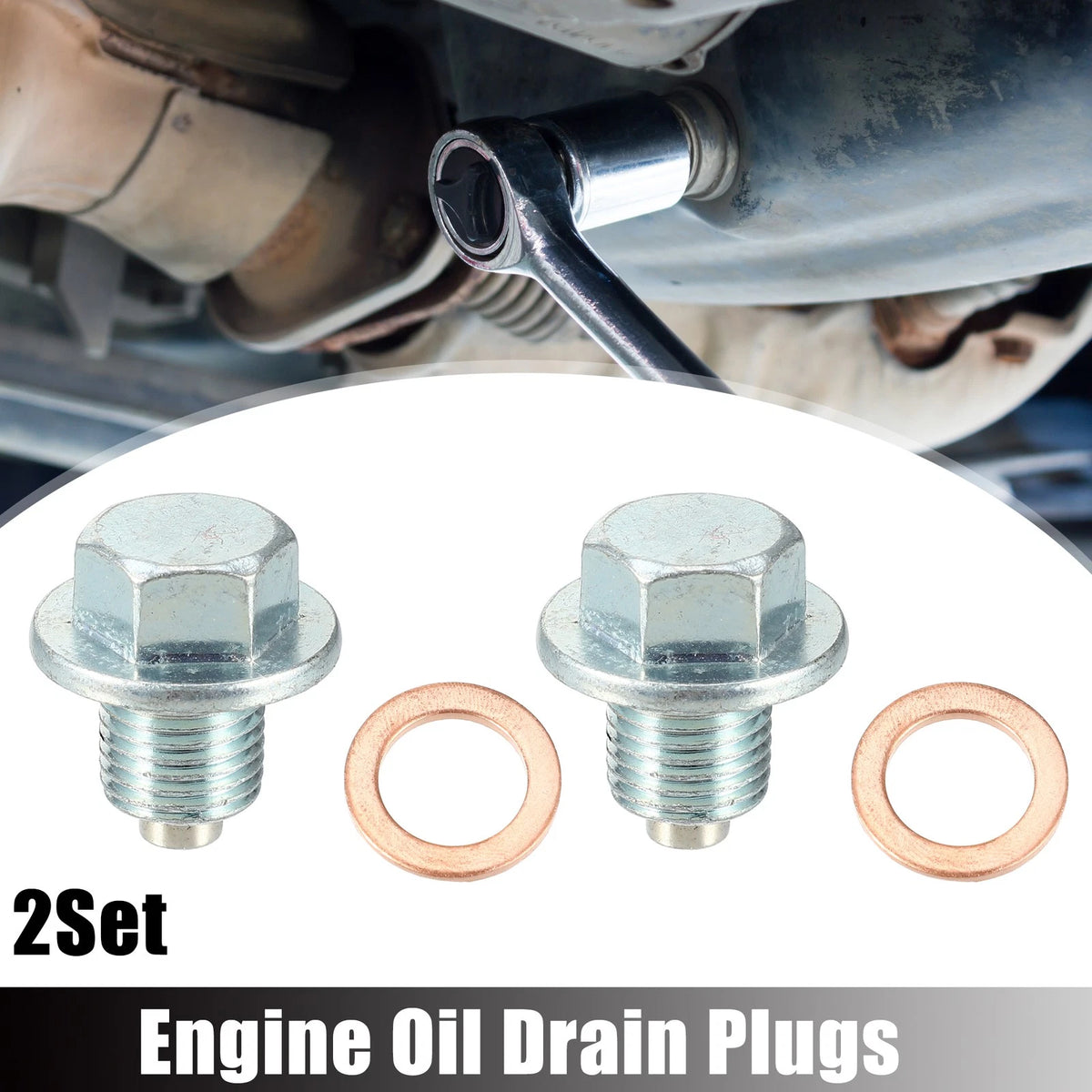 M12x1.25 Oil Drain Plug with Washer for Toyota