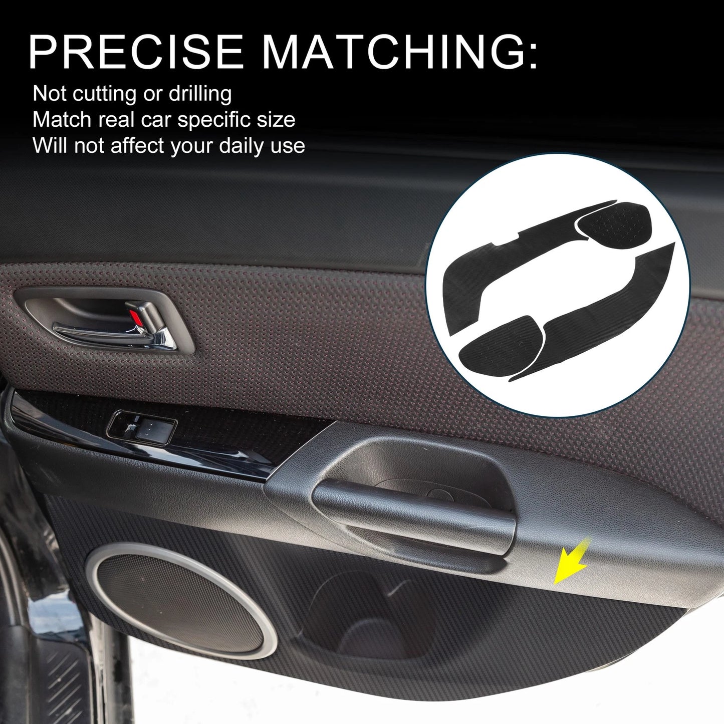 Door Kick Guard for Mazda Atenza Front Rear 2017-2019 (1 Set)
