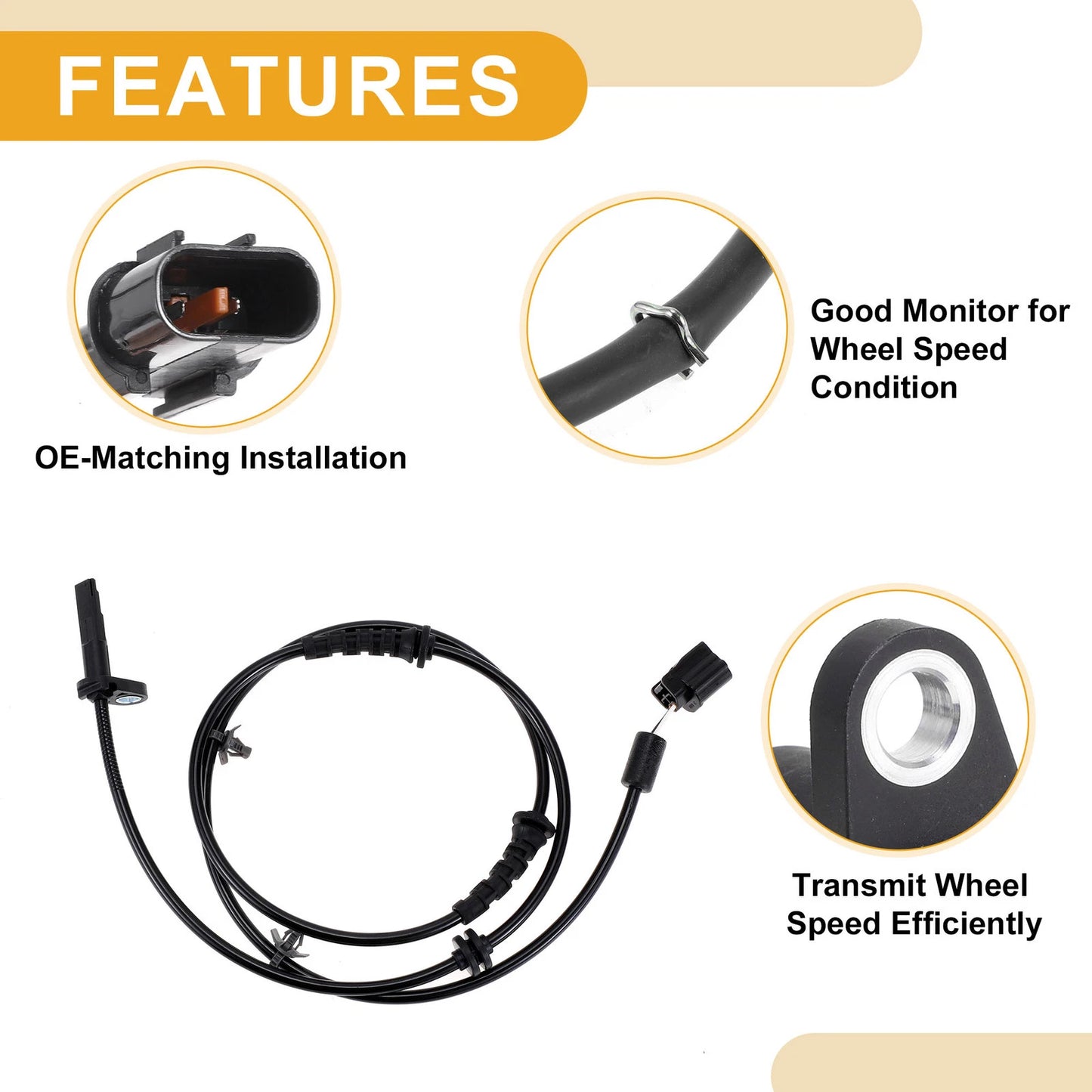 ABS Wheel Speed Sensor for Mitsubishi Pajero Sport (2008-2015)