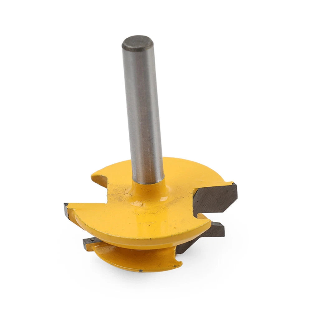 Lock Miter Router Bit 1/4'' Shank Tungsten 45° for Woodworking Tool