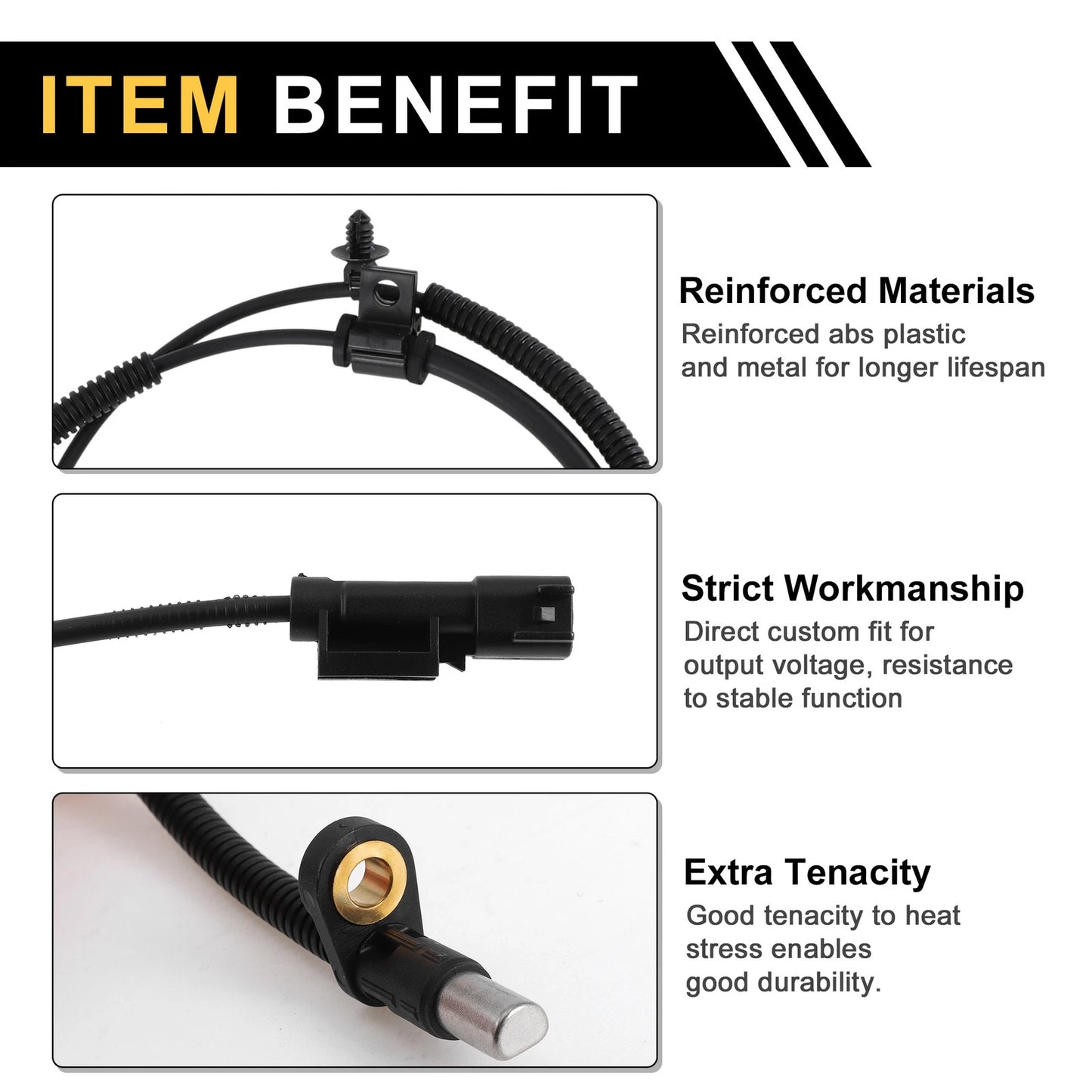 ABS Wheel Speed Sensor for Ford F-250 F-350 F-450 F-550 Super Duty (2011-2016)