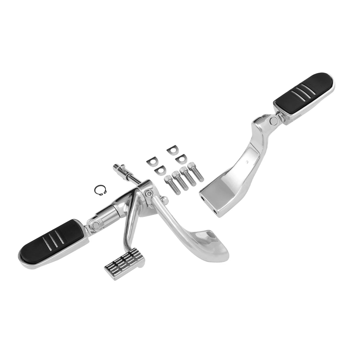 Chrome Mid Control Kit Foot Pegs for Harley Sportster 883 1200 (2014-2022)