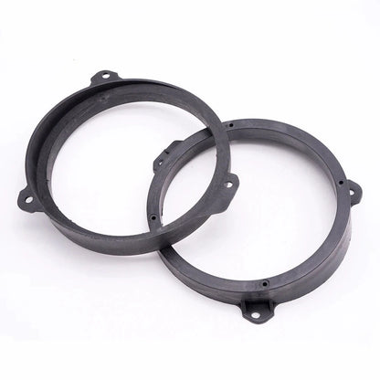 6.5" Black Front Door Speaker Spacers  for Subaru Forester