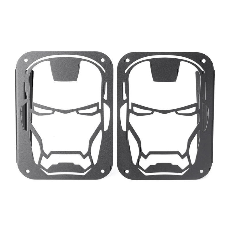 Iron Man Rear Tail Light Covers for JEEP WRANGLER JK (2007-2016)