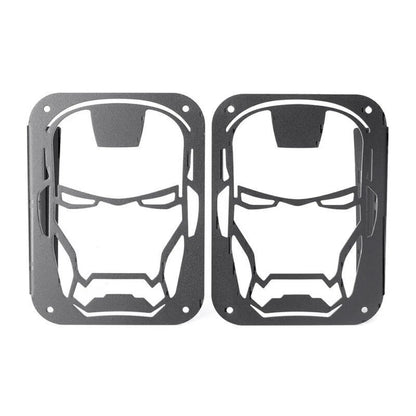 Iron Man Rear Tail Light Covers for JEEP WRANGLER JK (2007-2016)