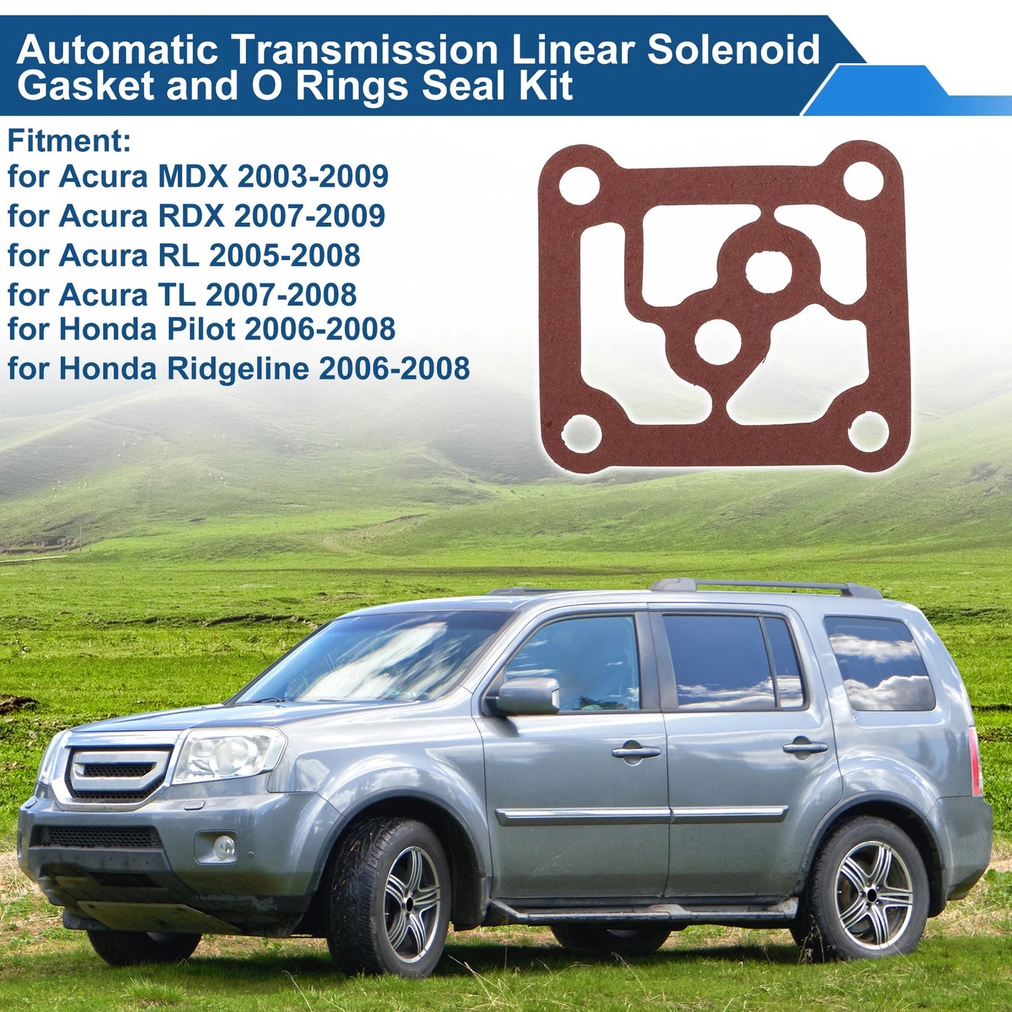 Transmission Single Linear Solenoid Valve Gasket for Acura MDX