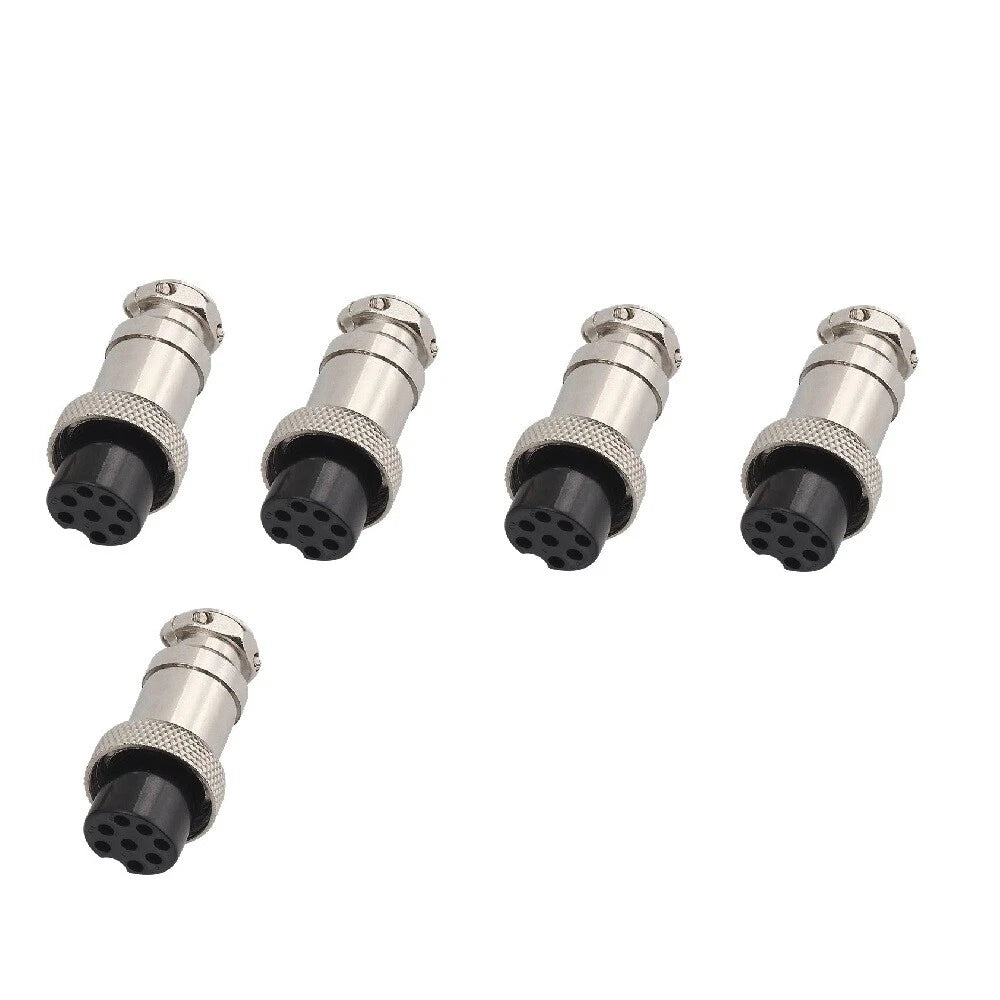 5 x 8 Pin Female Plug for Ham & CB Radio MIC Microphone Connector