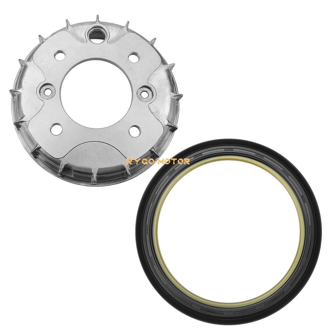 Front Brake Drum Hub & Seal Kit for Honda Rancher 350 TRX350 4x4 (2000–2006)