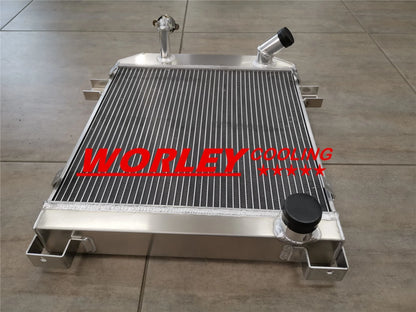 5ROW Alloy Radiator & Fan for Jaguar MK1/MK2, S-Type (1955-1968)