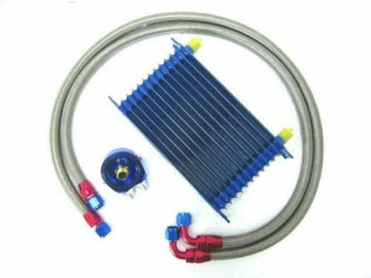 13 Row Oil Cooler Relocation Kit for Track Race Rally Drift Sport Car (N/A)