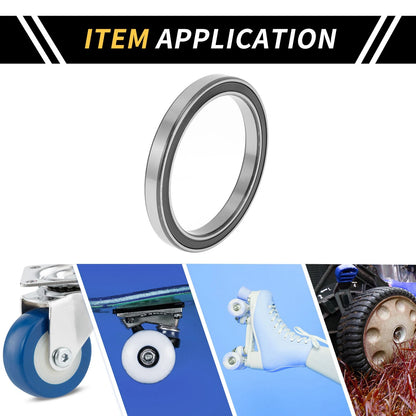 95x120x13mm Deep Groove Ball Bearings P5 for Scooter Skateboard Wheel