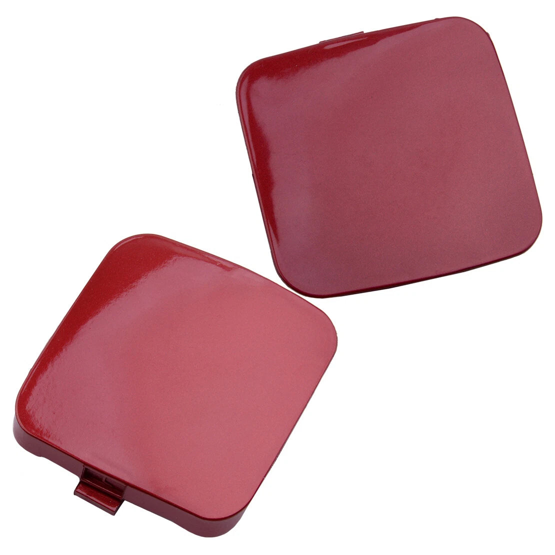 Red Front Bumper  Tow Hook Eye Cover Caps for Toyota RAV4 (2009-2012)