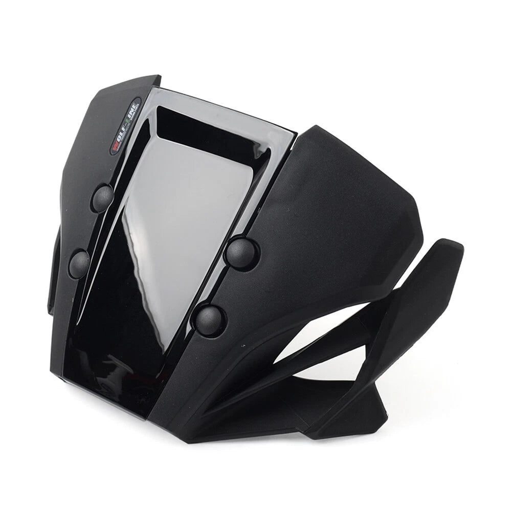 Black Motorcycle Front Windshield Visor for Honda CB650R (2019-2023)