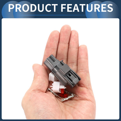 Pin Waterproof Connector Plug for Honda - Gray