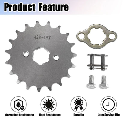 19T 20mm Front Engine Sprocket for Dirt Bike Mini Bike