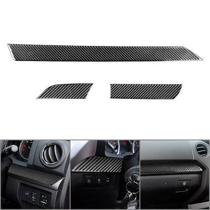 Carbon Fiber Inner Dashboard Panel Cover Trim for Toyota Tundra (2014-2021)
