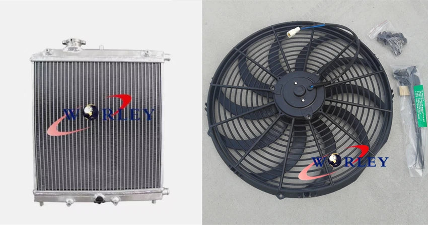 Aluminum Heat Exchanger for Air to Water Intercooler + Fan