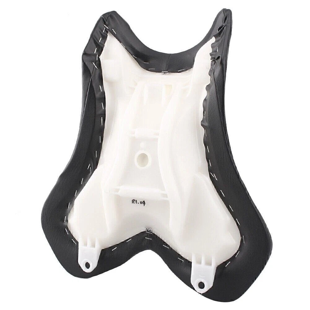 Motor Leather Front Rider Seat for Yamaha YZF R1 (2004-2006) Black Soft