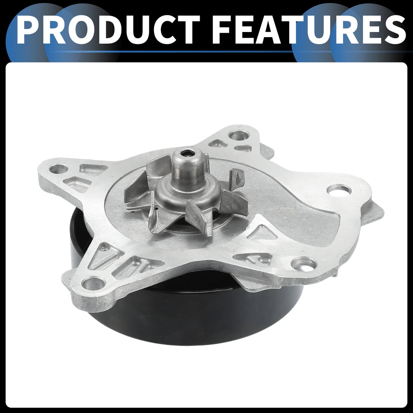 Water Pump with Rubber Ring Kit for Toyota Corolla (2009-2019)