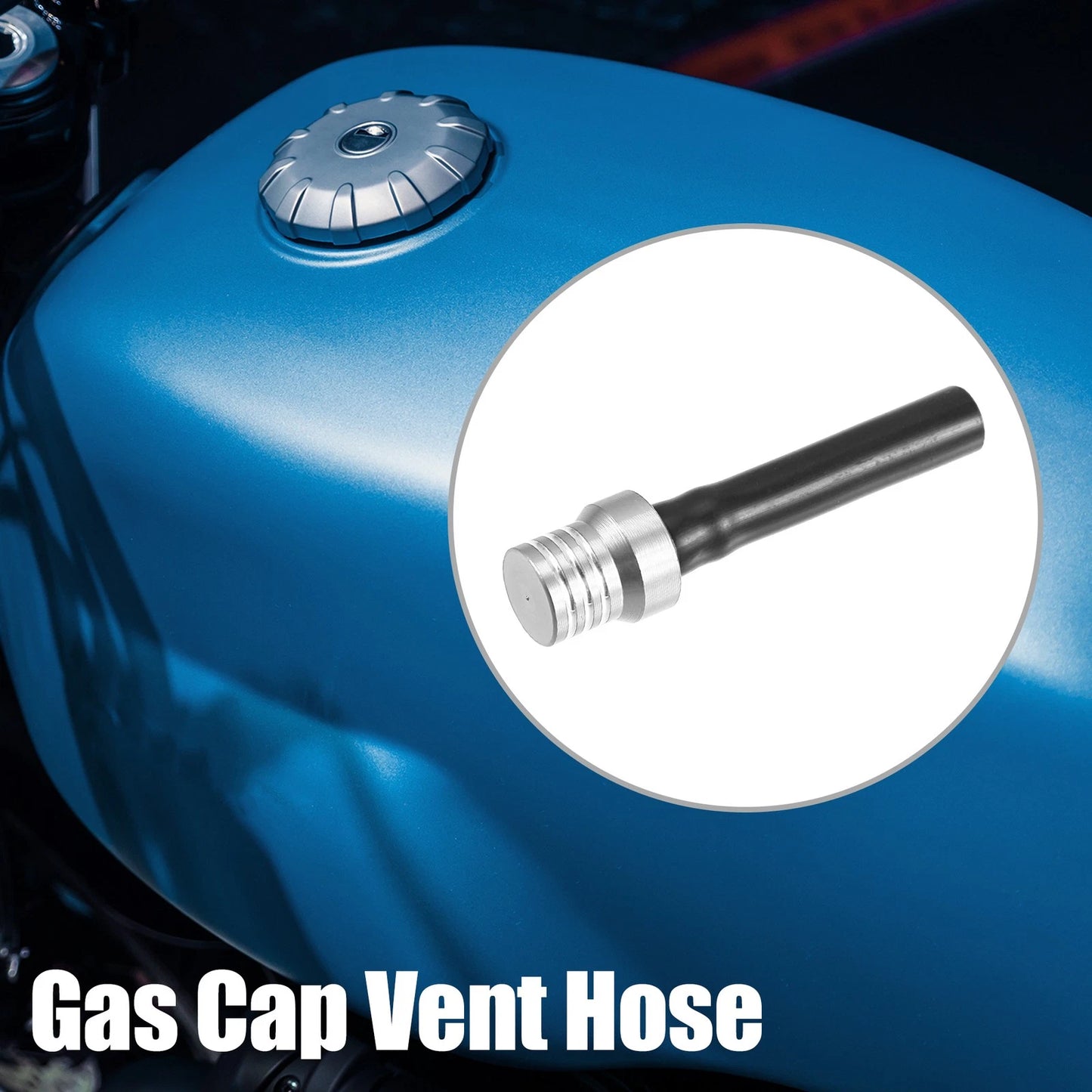 3pcs Gas Cap Tube with Air Vents for Universal Motorcycles